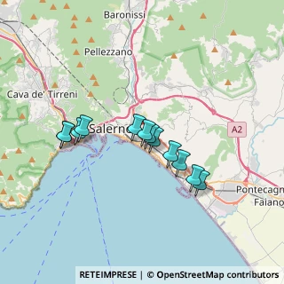 Mappa Via Lucio Orofino, 84127 Salerno SA, Italia (3.08417)