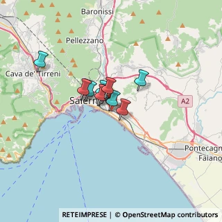Mappa Via Lucio Orofino, 84127 Salerno SA, Italia (2.09)