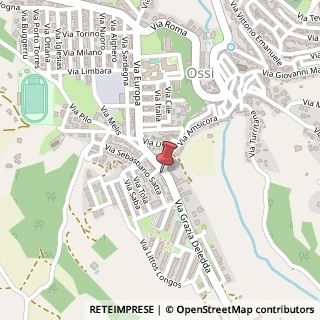 Mappa Via Grazia Deledda, 10, 07045 Ossi, Sassari (Sardegna)