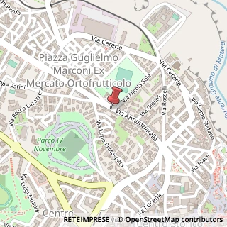 Mappa Via Annunziatella, 129, 75100 Matera, Matera (Basilicata)