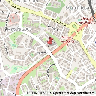 Mappa Via Enrico Mattei, 22, 75100 Matera, Matera (Basilicata)