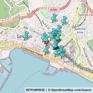 Mappa 84122 Salerno SA, Italia (0.3075)