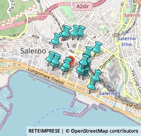 Mappa 84122 Salerno SA, Italia (0.296)