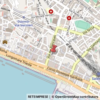 Mappa Via Gian Vincenzo Quaranta, 5, 84123 Salerno, Salerno (Campania)