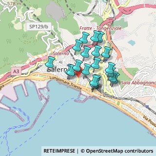 Mappa 84122 Salerno SA, Italia (0.6835)