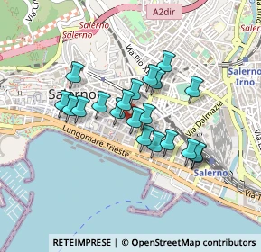 Mappa Via Giovanni Cuomo, 84122 Salerno SA, Italia (0.357)