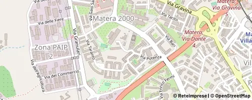 Mappa Matera