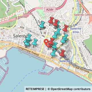 Mappa Via Volpe, 84122 Salerno SA, Italia (0.3955)