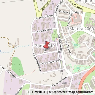 Mappa Via delle Comunicazioni, 80, 75100 Matera, Matera (Basilicata)