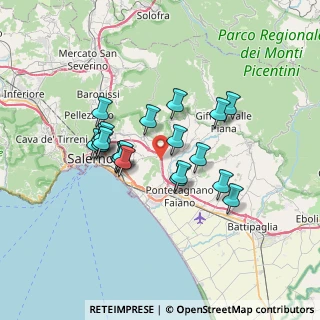 Mappa Via Ostaglio - Altimari, 84090 San Mango Piemonte SA, Italia (6.141)