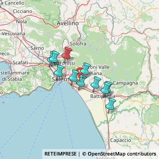 Mappa Via Ostaglio - Altimari, 84090 San Mango Piemonte SA, Italia (10.90909)