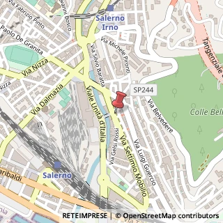 Mappa Via Silvio Baratta, 42, 84134 Salerno, Salerno (Campania)