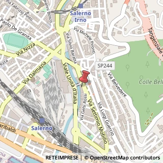 Mappa Via Silvio Baratta, 23, 84134 Salerno, Salerno (Campania)