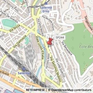 Mappa Via Silvio Baratta, 40, 84134 Salerno, Salerno (Campania)
