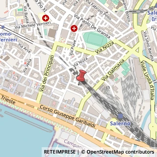 Mappa Via balzico alfonso 9, 84122 Salerno, Salerno (Campania)