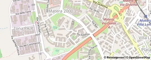 Mappa Matera