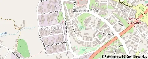 Mappa Matera