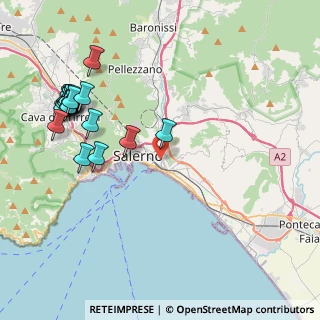 Mappa Viale Unità d'Italia, 84123 Salerno SA, Italia (5.358)