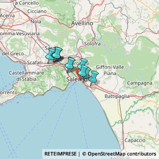 Mappa Viale Unità d'Italia, 84123 Salerno SA, Italia (8.83)