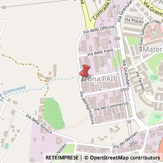 Mappa Via dell'Industria, 10, 75100 Matera, Matera (Basilicata)