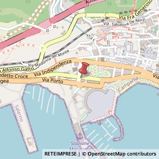 Mappa Piazza Umberto I, 1, 84121 Salerno, Salerno (Campania)