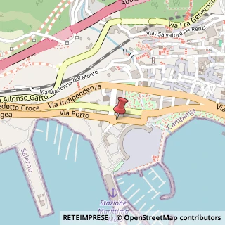 Mappa Via Molo Manfredi, 10, 84121 Salerno, Salerno (Campania)