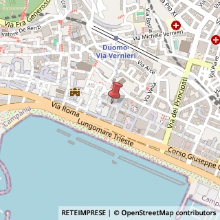 Mappa Via Mercanti, 4, 84121 Salerno, Salerno (Campania)