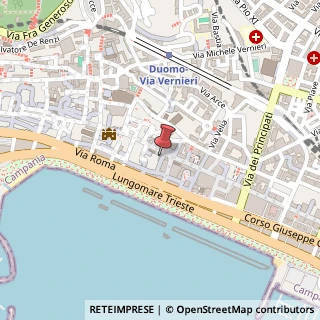 Mappa Via Giovanni Ruggi D'aragona, 18, 84121 Salerno, Salerno (Campania)