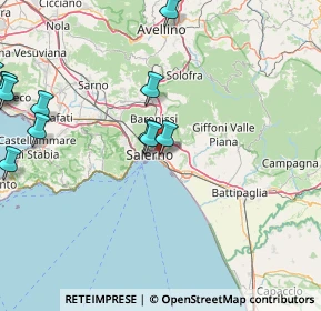 Mappa Viale delle Querce, 84134 Salerno SA, Italia (22.78333)