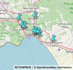 Mappa Viale delle Querce, 84134 Salerno SA, Italia (4.84)