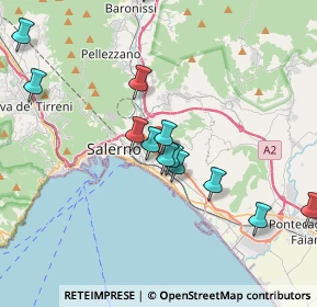 Mappa Viale delle Querce, 84134 Salerno SA, Italia (4.10769)