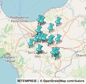 Mappa Via Don Renato Loiria, 07030 Muros SS, Italia (9.5665)