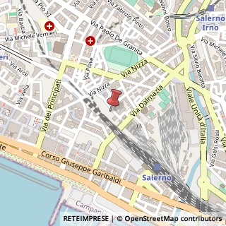Mappa Via Zara, 62, 84124 Salerno, Salerno (Campania)