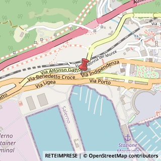 Mappa Via Andrea Sabatini,  3, 84121 Salerno, Salerno (Campania)
