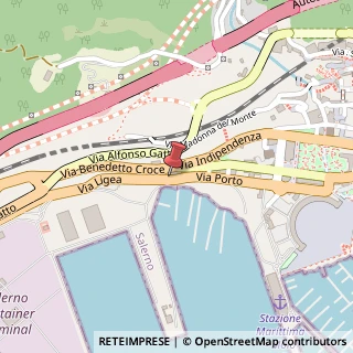 Mappa Via Porto, 106, 84121 Salerno, Salerno (Campania)