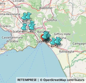 Mappa Via Fiera Vecchia, 84125 Salerno SA, Italia (8.76929)