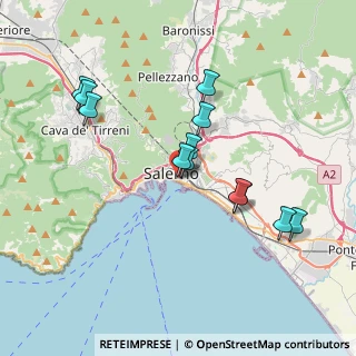Mappa Via Fiera Vecchia, 84125 Salerno SA, Italia (3.74083)