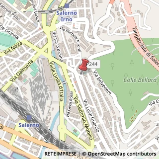 Mappa Via Enrico Bottiglieri,  1, 84134 Salerno, Salerno (Campania)