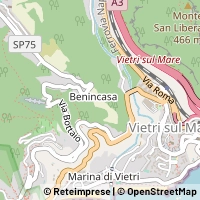지도 Vietri sul Mare