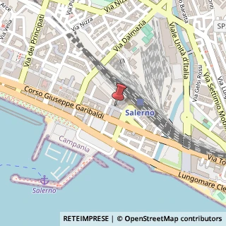 Mappa Corso Vittorio Emanuele, 84123 Salerno SA, Italia, 84123 Salerno, Salerno (Campania)
