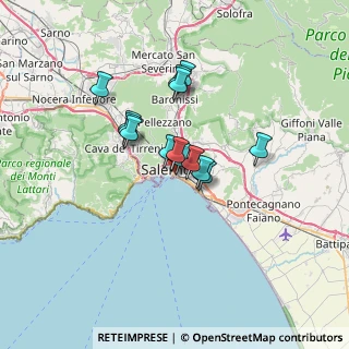 Mappa Via Giacinto Vicinanza, 84123 Salerno SA, Italia (4.77)