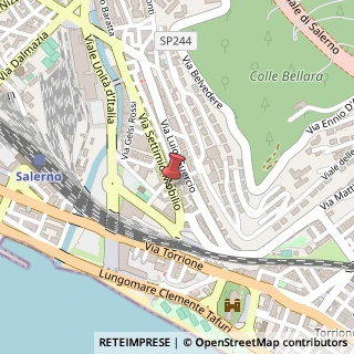 Mappa Via Settimio Mobilio, 47, 84127 Salerno, Salerno (Campania)