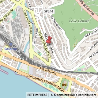 Mappa Via Settimio Mobilio, 96, 84134 Salerno, Salerno (Campania)