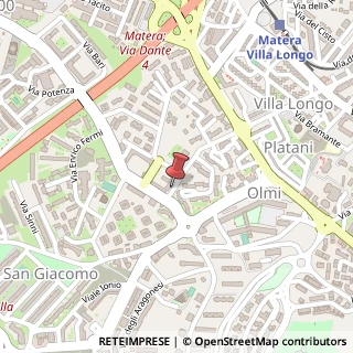 Mappa Via Don Luigi Sturzo,  55, 75100 Matera, Matera (Basilicata)