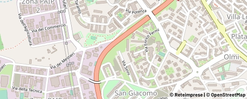 Mappa Matera