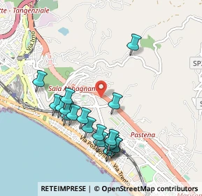 Mappa Via Tenente Ugo Stanzione, 84133 Salerno SA, Italia (1.05)