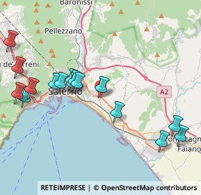 Mappa Via Tenente Ugo Stanzione, 84133 Salerno SA, Italia (5.05353)