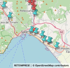 Mappa Via Antonio Migliorati, 84134 Salerno SA, Italia (4.84071)