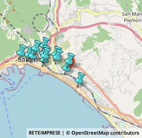Mappa Via Gaetano Quagliariello, 84134 Salerno SA, Italia (1.66077)