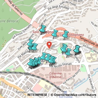 Mappa Via Gaetano Quagliariello, 84134 Salerno SA, Italia (0.24074)
